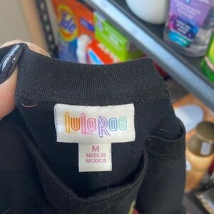 LuLaRoe Black Rainbow Logo Tag